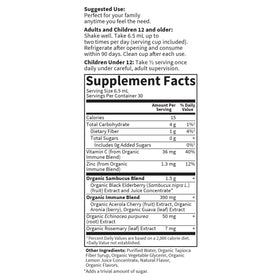 Garden of Life Sirop de Sureau Bio 195 ml - produit sur une table