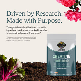 Garden of Life Sport Creatine Monohydrate Powder nutritional information