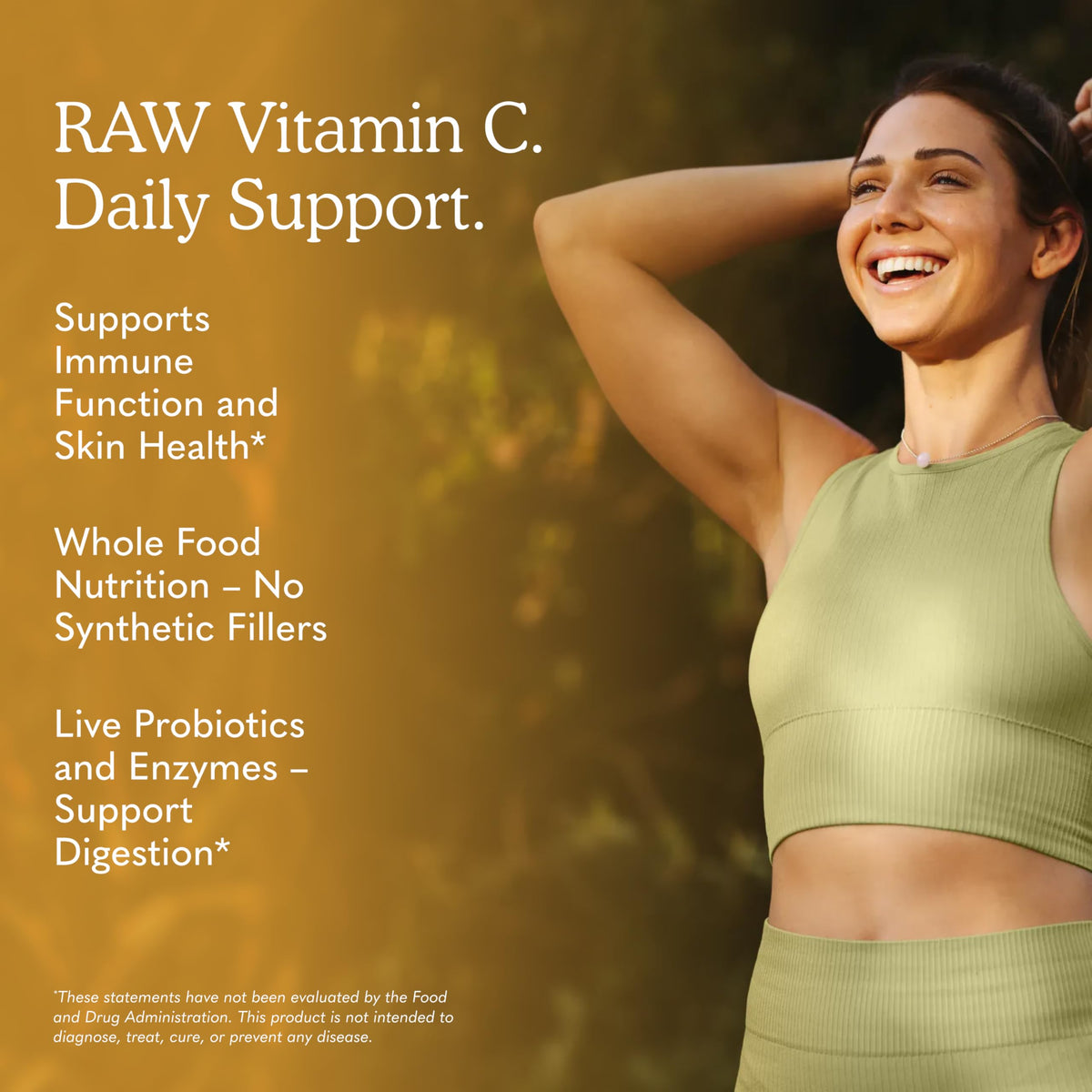 Garden of Life Vitamine Code Vitamine C 120 capsules, vue arrière