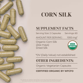 Garden Organics Soie de Maïs - Capsules à l'intérieur du flacon