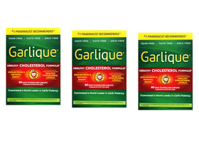 Garlique comprimés d'ail 60 tablettes pack de 3 vue avant