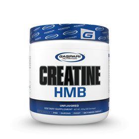 Gaspari Nutrition Créatine HMB 299g vue de face avec étiquette