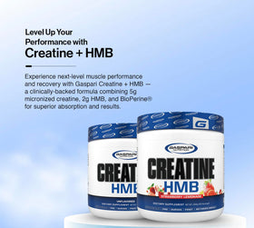Gaspari Nutrition Créatine HMB 381g en utilisation sportive