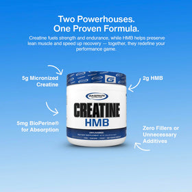 Gaspari Nutrition Créatine HMB dans un shaker