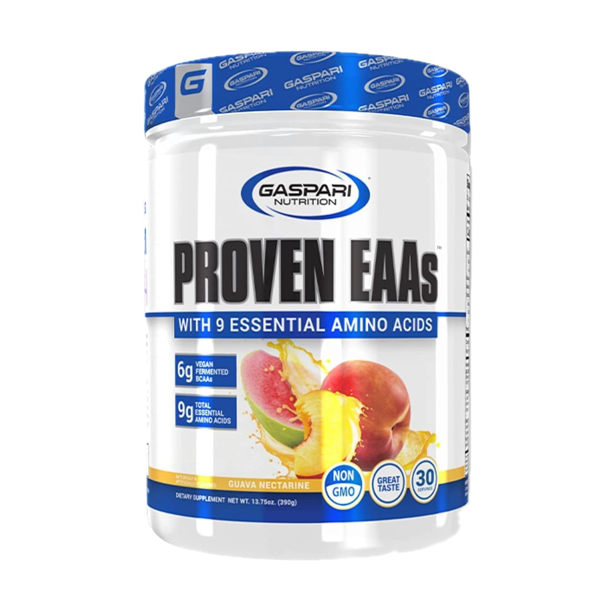 Gaspari Nutrition Proven EAAs 30 Servings Guava Nectarine front view