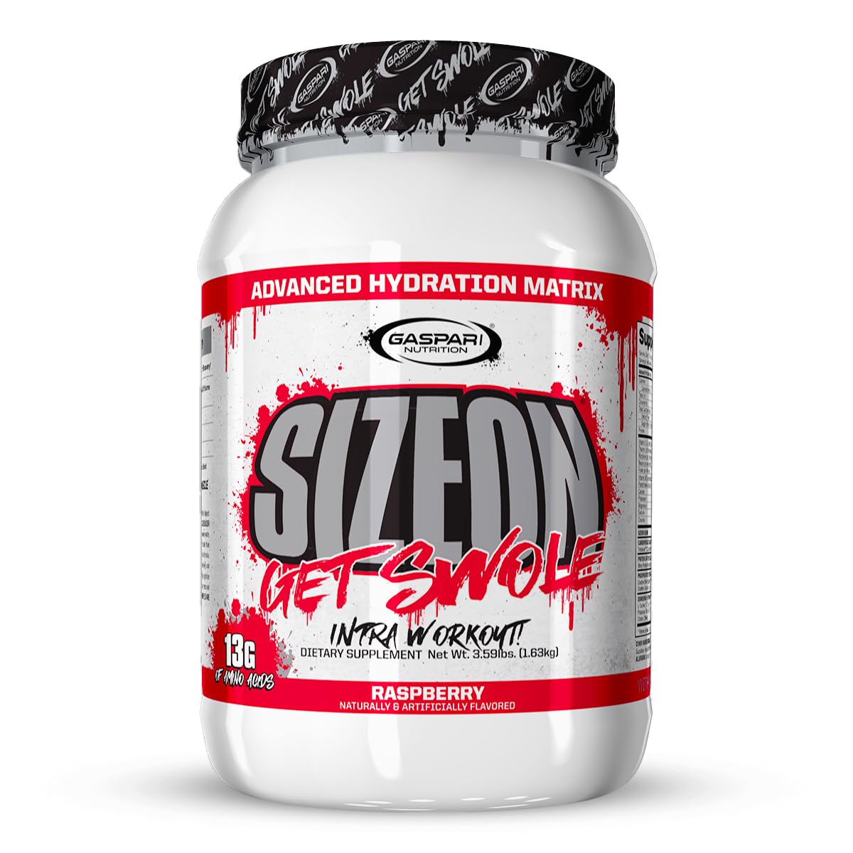 Gaspari Nutrition SizeOn Intra Workout 1810g Framboise, vue avant