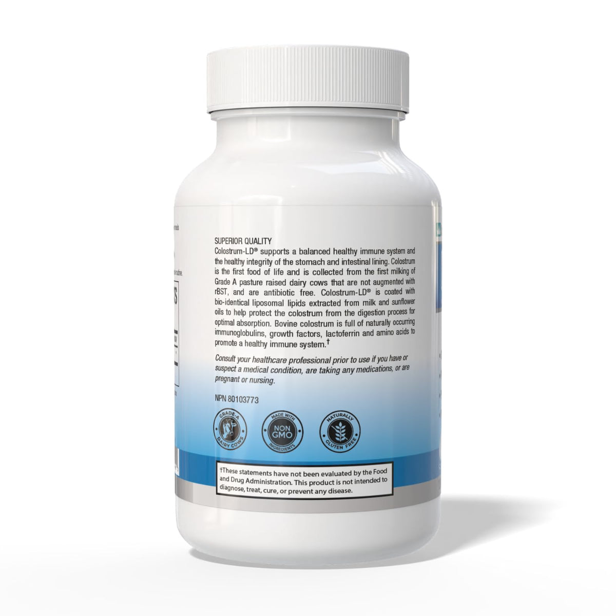 GastroDefense Colostrum-LD gélules liposomales packaging