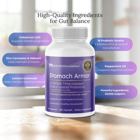 GastroDefense Stomach Armor complément alimentaire en vue de dessus
