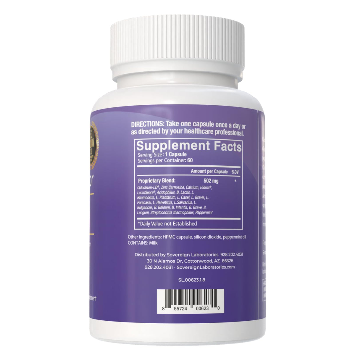 GastroDefense Stomach Armor emballage avec capsules à l'intérieur