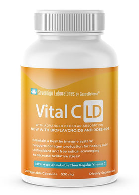 GastroDefense Vital C-LD 530mg capsules front view