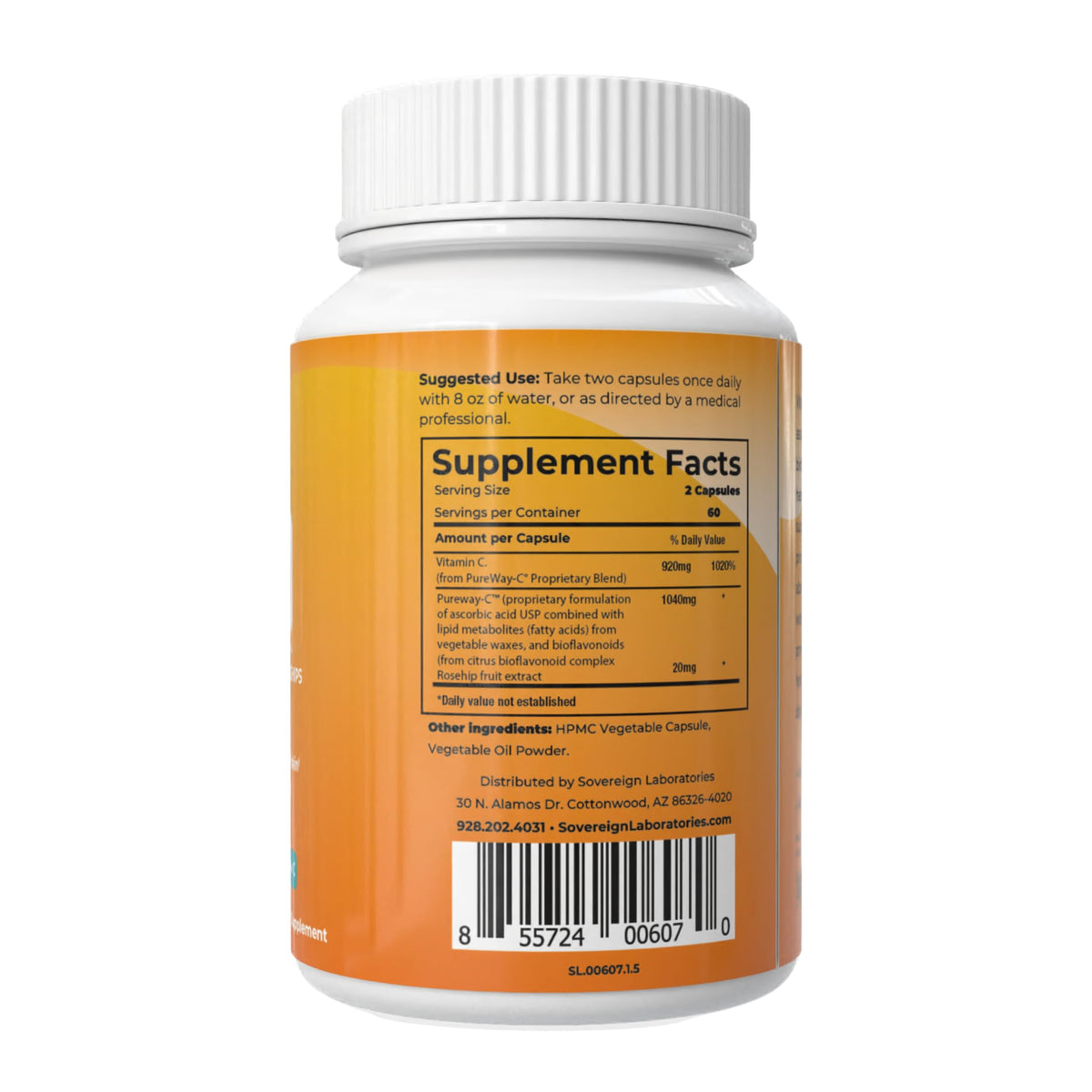 GastroDefense Vital C-LD 530mg capsules packaging