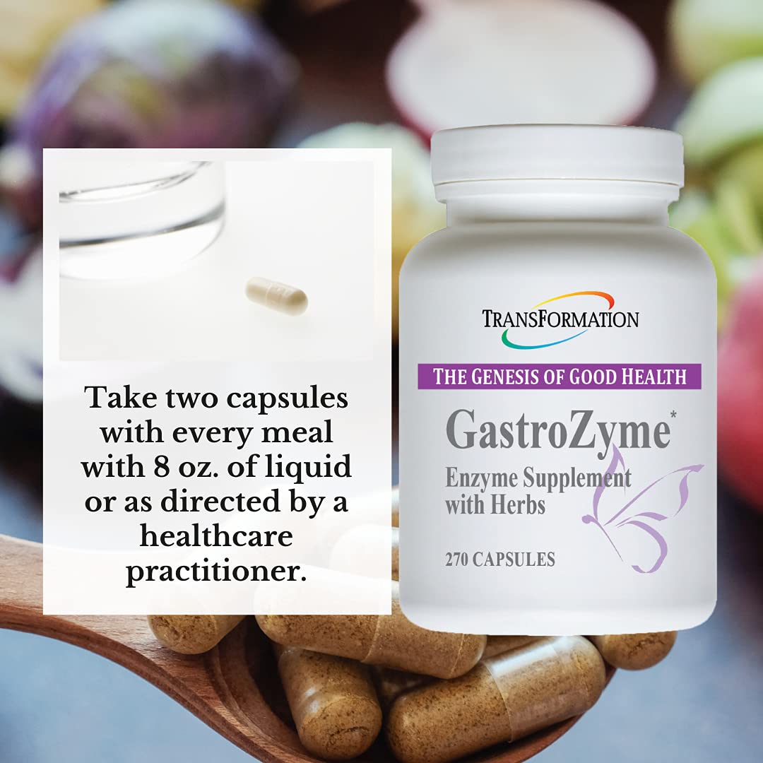 GastroZyme capsules sur fond blanc