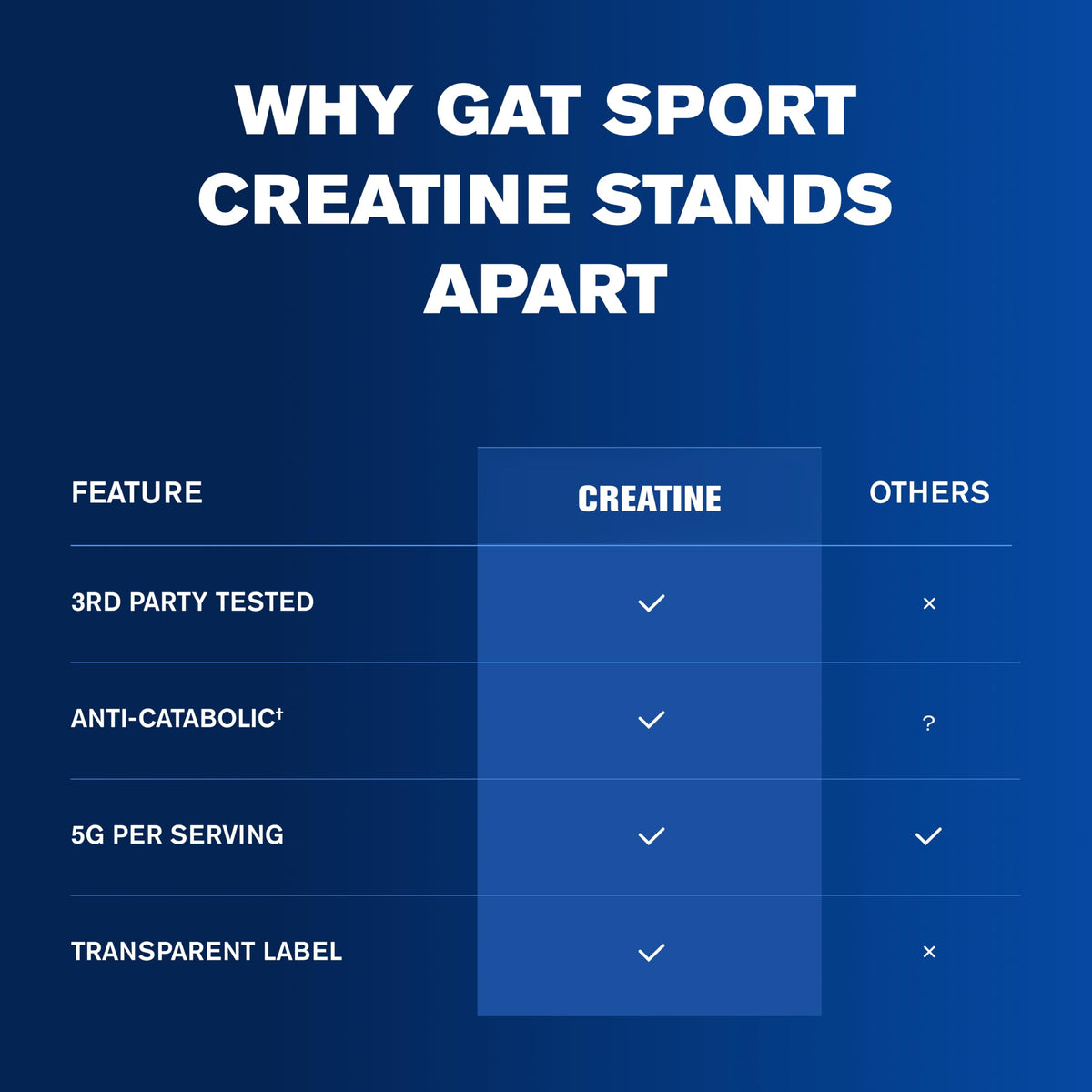 GAT SPORT Créatine Monohydrate 381g dans un environnement de gym