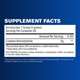 GAT SPORT Créatine Monohydrate 381g étiquette détaillée