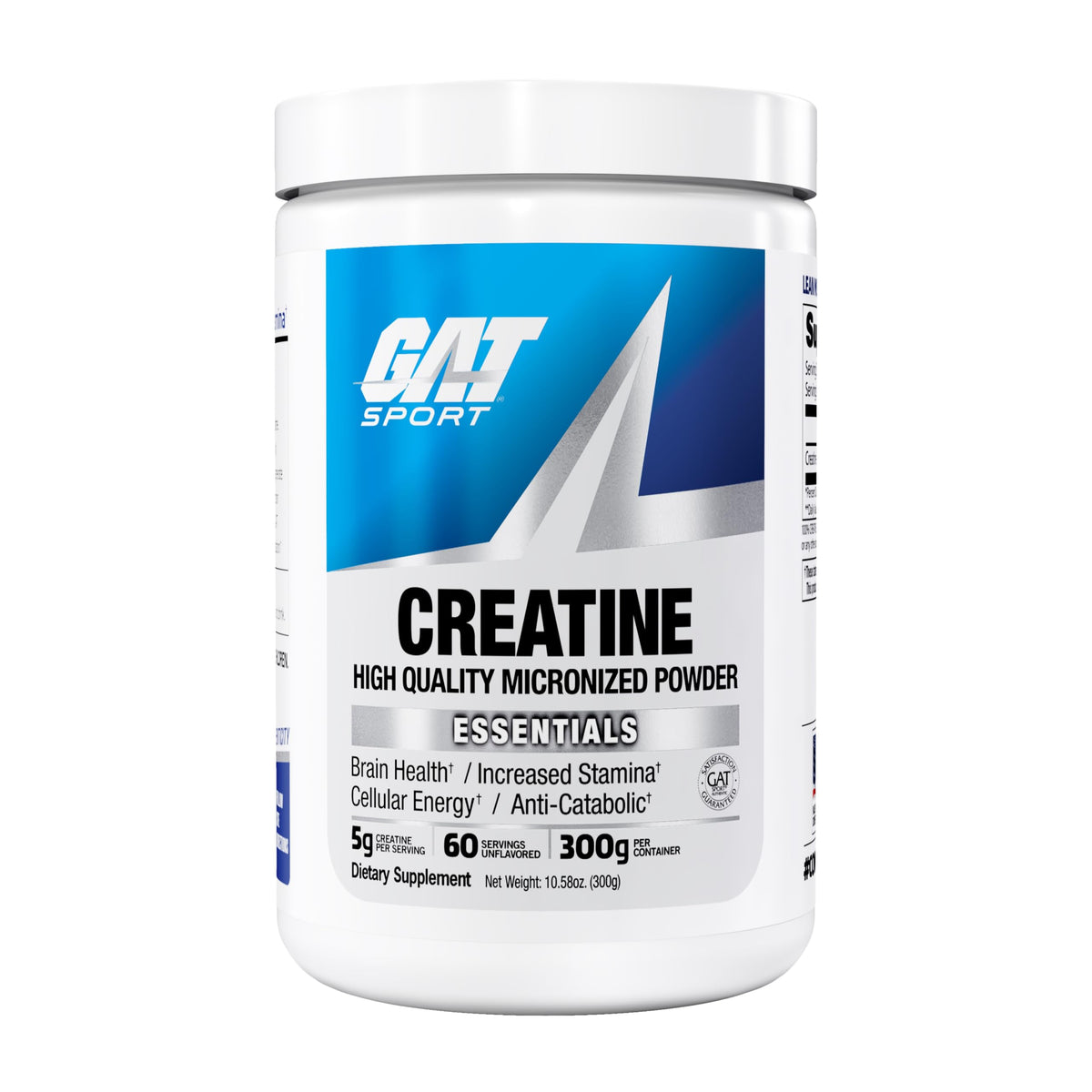 GAT SPORT Créatine Monohydrate 381g vue de face