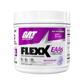 GAT SPORT FLEXX EAAs + Hydration saveur barbe à papa, vue avant