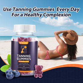 Gatchialv Gummies Bronzantes sur fond naturel