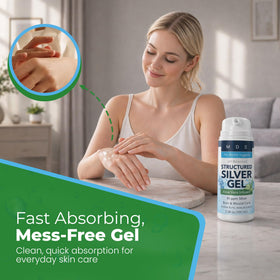 Gel argent colloïdal renforcé avec aloe vera, consistance du produit