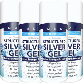 Gel colloïdal argent extra fort 35ppm, vue avant du produit