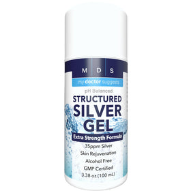 Gel colloïdal argent structuré My Doctor Suggests 35ppm 141g vue avant