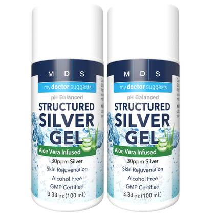 Gel Colloïdal d'Argent avec Aloe Vera 30ppm - vue avant