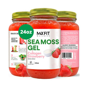 Gel d'Algue Marine Or MAX FIT 24oz vue de face