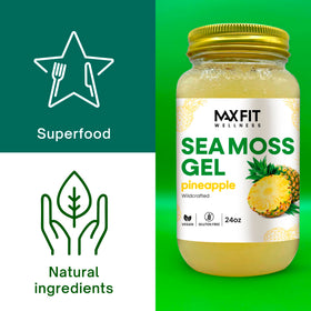 Gel d'algues marines MAX FIT dans un smoothie
