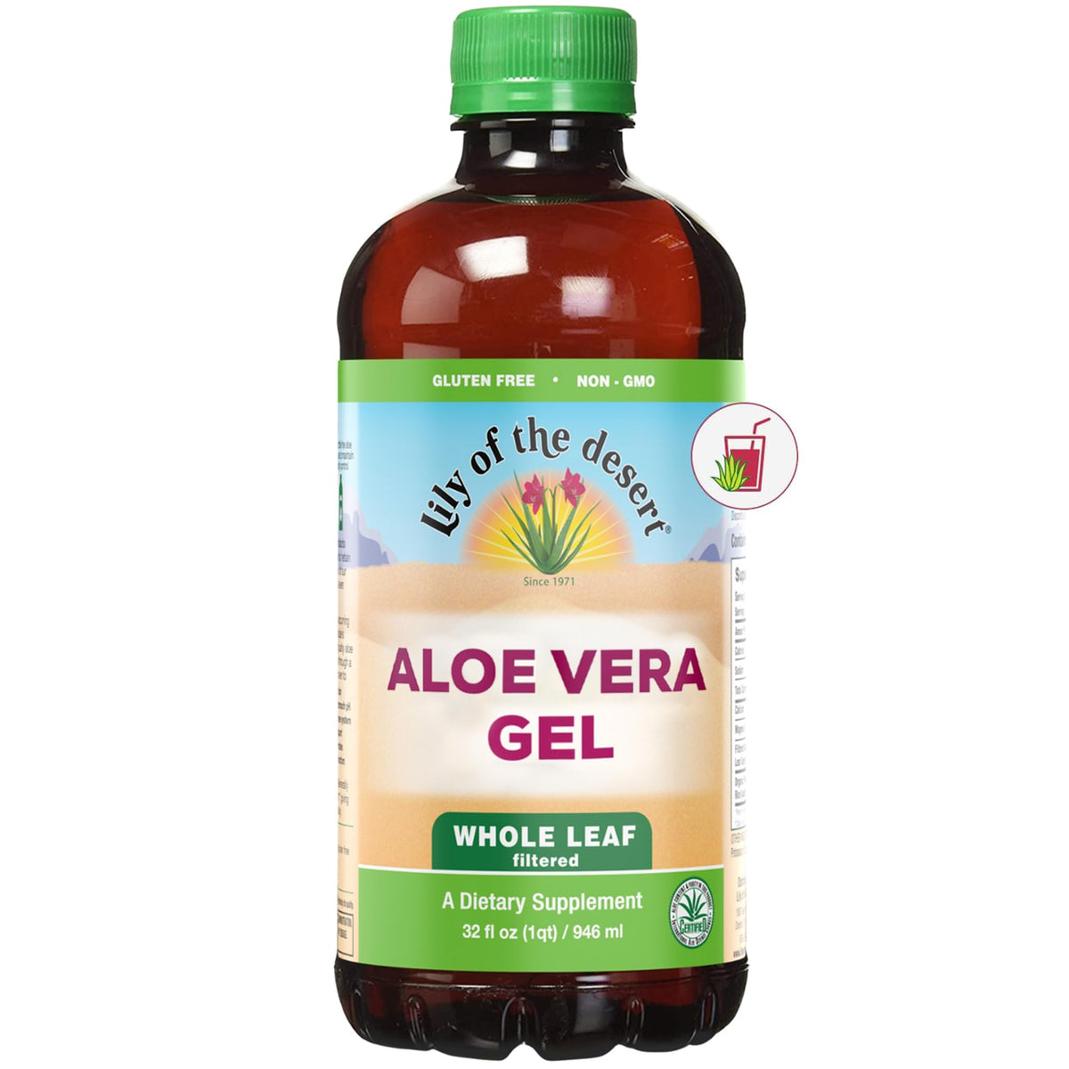 Gel d'aloe vera Lily Of The Desert 32 Fl Oz vue avant
