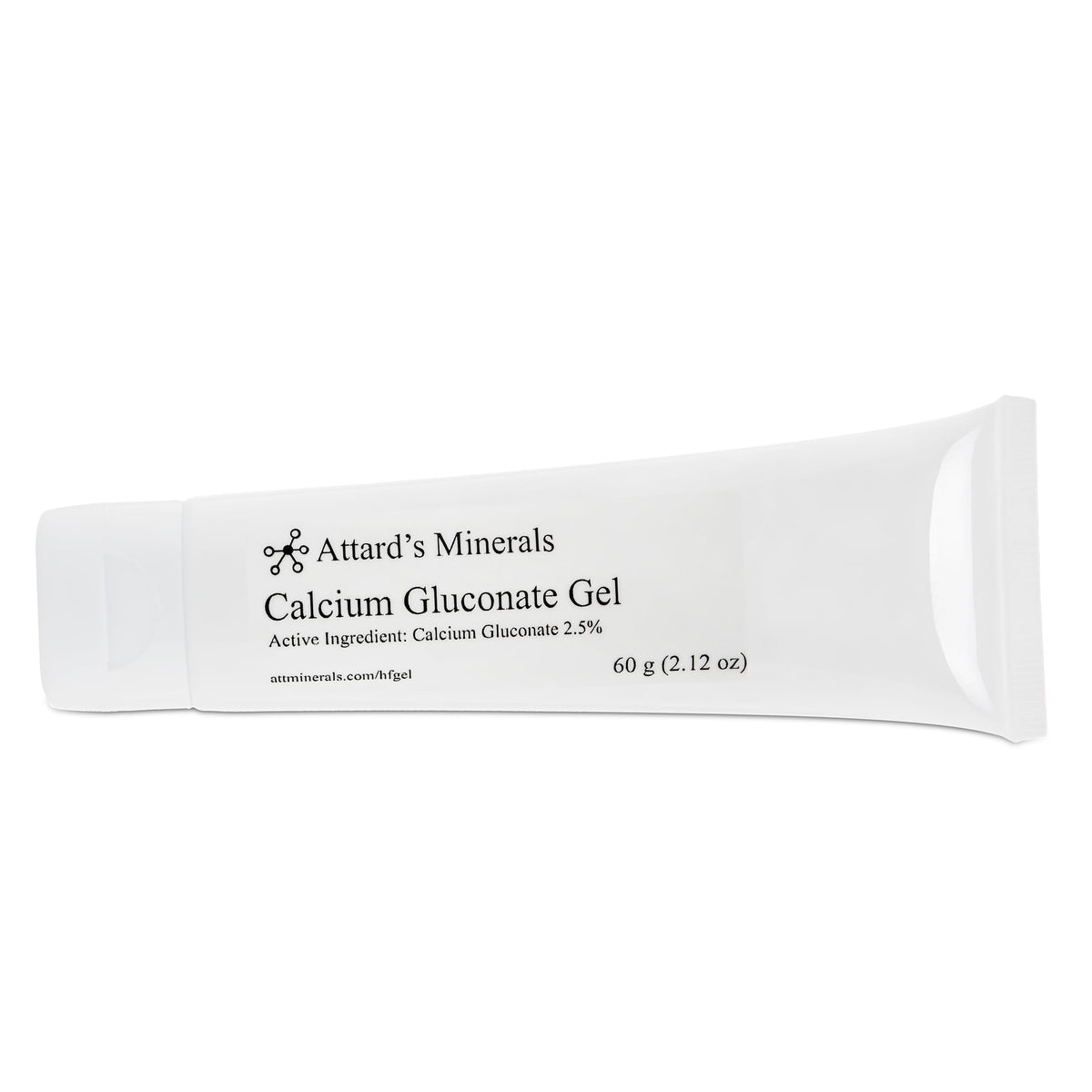 Gel de Gluconate de Calcium 2,5% 60g tube avec étiquette