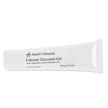 Gel de Gluconate de Calcium 2,5% 60g tube avec étiquette