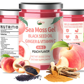 Gel de mousse de mer ACEYO 4-en-1 vue avant avec étiquette