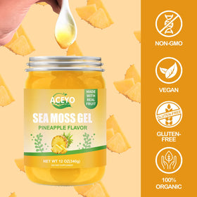 Gel de mousse de mer ACEYO utilisé dans un smoothie
