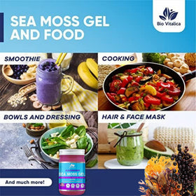 Gel de Mousse de Mer Irlandais BIO VITALICA 340g avec églantier