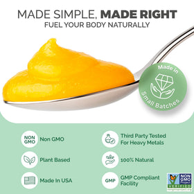 Gel de Mousse de Mer Irlandais EverSmith Organics dans un bol avec des ingrédients frais