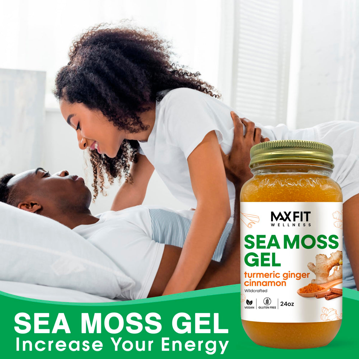 Gel de mousse de mer MAX FIT avec des ingrédients naturels