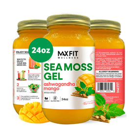 Gel de mousse de mer MAX FIT de 24 oz en pot en verre