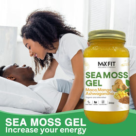 Gel de Mousse de Mer MAX FIT sur des fruits et légumes
