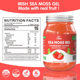 Gel de mousse de mer OALSE dans un bol, prêt à être consommé