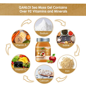 Gel de mousse de mer QANLOI 18,5 OZ dans son emballage