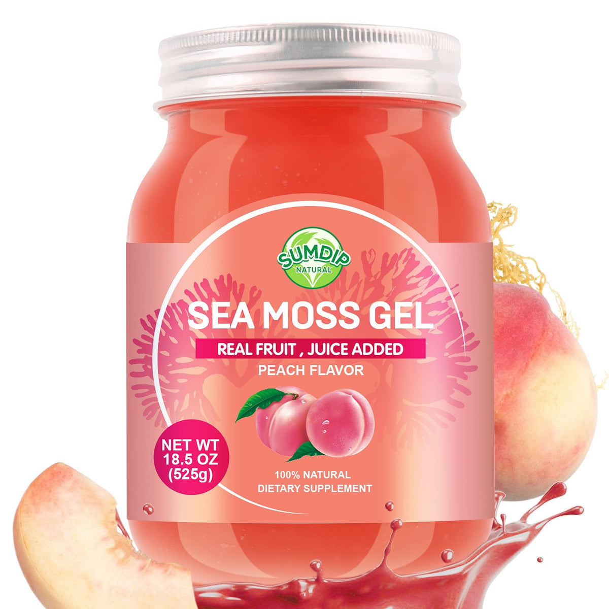 Gel de mousse de mer SumDIP 18,5 oz vue de face