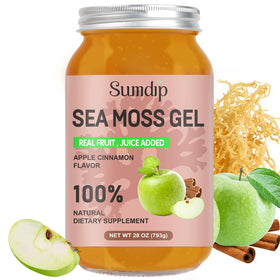 Gel de mousse de mer SumDIP 28oz au goût de pomme cannelle