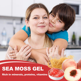 Gel de mousse de mer SumDIP sur une table avec des ingrédients