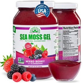 Gel de Mousse Marine Irlandais EverSmith Organics 16 oz avec fruits rouges