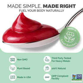 Gel de mousse marine irlandais EverSmith Organics dans un smoothie