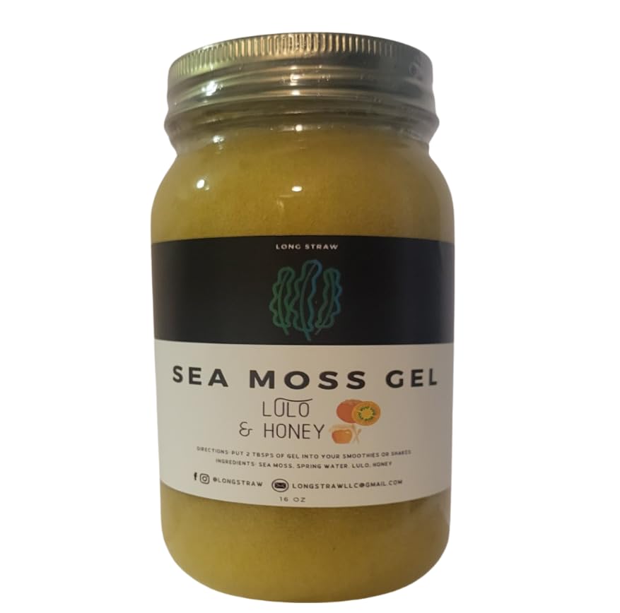 Gel de Mousse Marine Lulo & Miel 821g en pot avec étiquette colorée