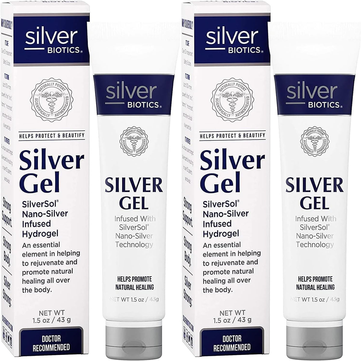 Gel de Silicium Colloïdal 20 PPM American Biotech Labs 1,5 oz vue avant