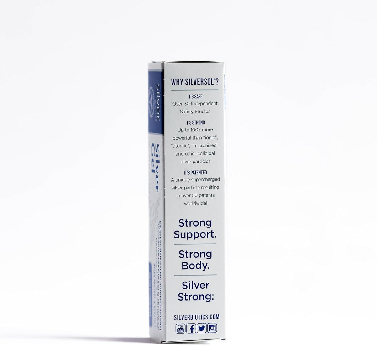 Gel de Silicium Colloïdal 20 PPM American Biotech Labs sur surface plane