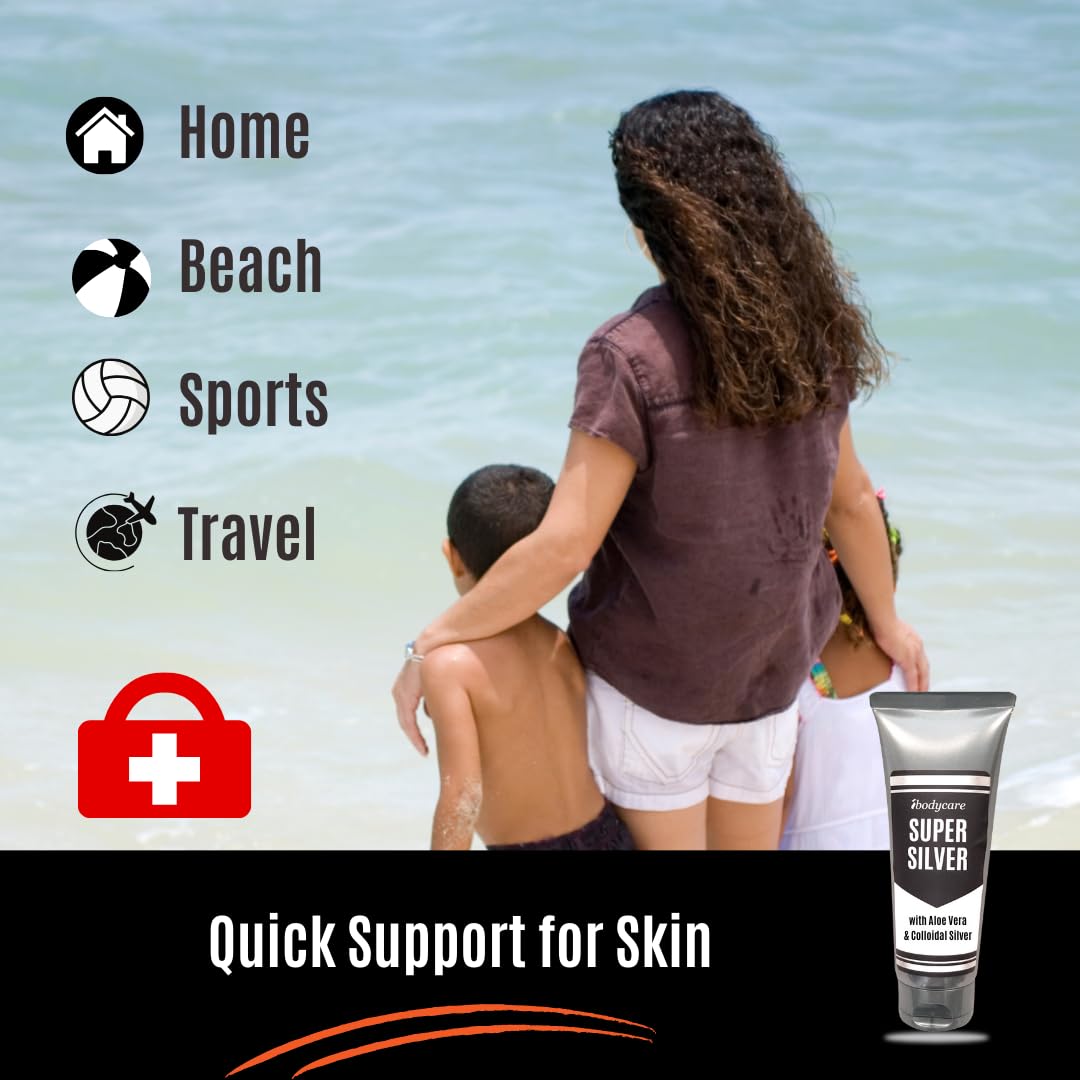 Gel de silver colloïdal ibodycare et aloe vera