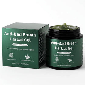 Gel herbal ZRLESH anti-mauvaise haleine, vue de face