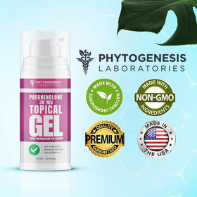 Gel topique ANDROGENESIS 30 mg sur une table